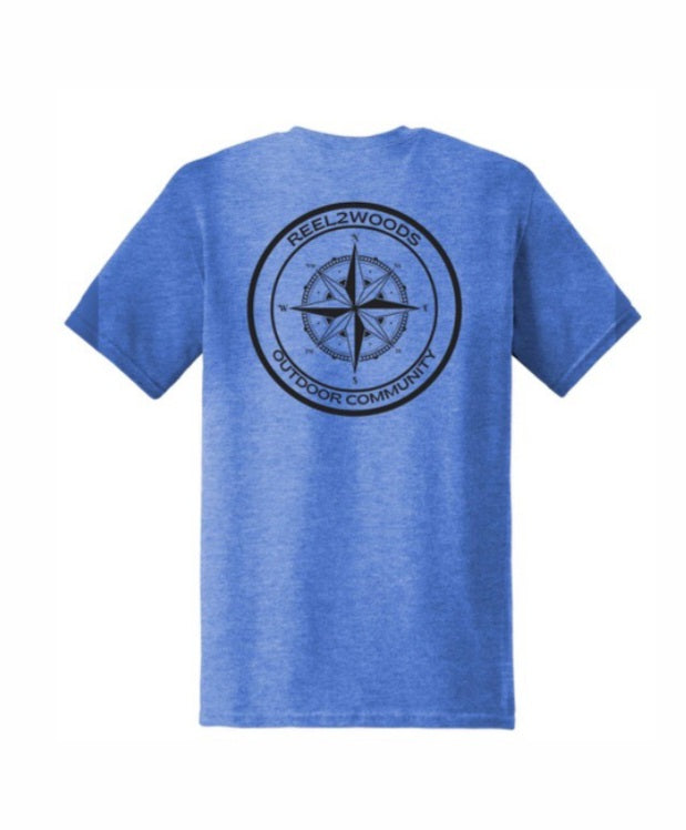 Adult "Right Direction" Blue T-shirt