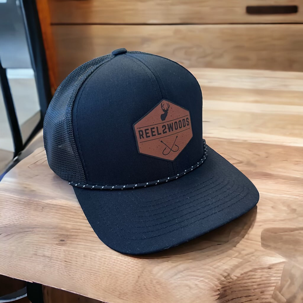 R2W Leather Patch Hat