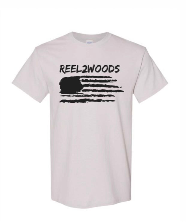 Adult "R2W Distressed Flag" Oatmeal T-Shirt