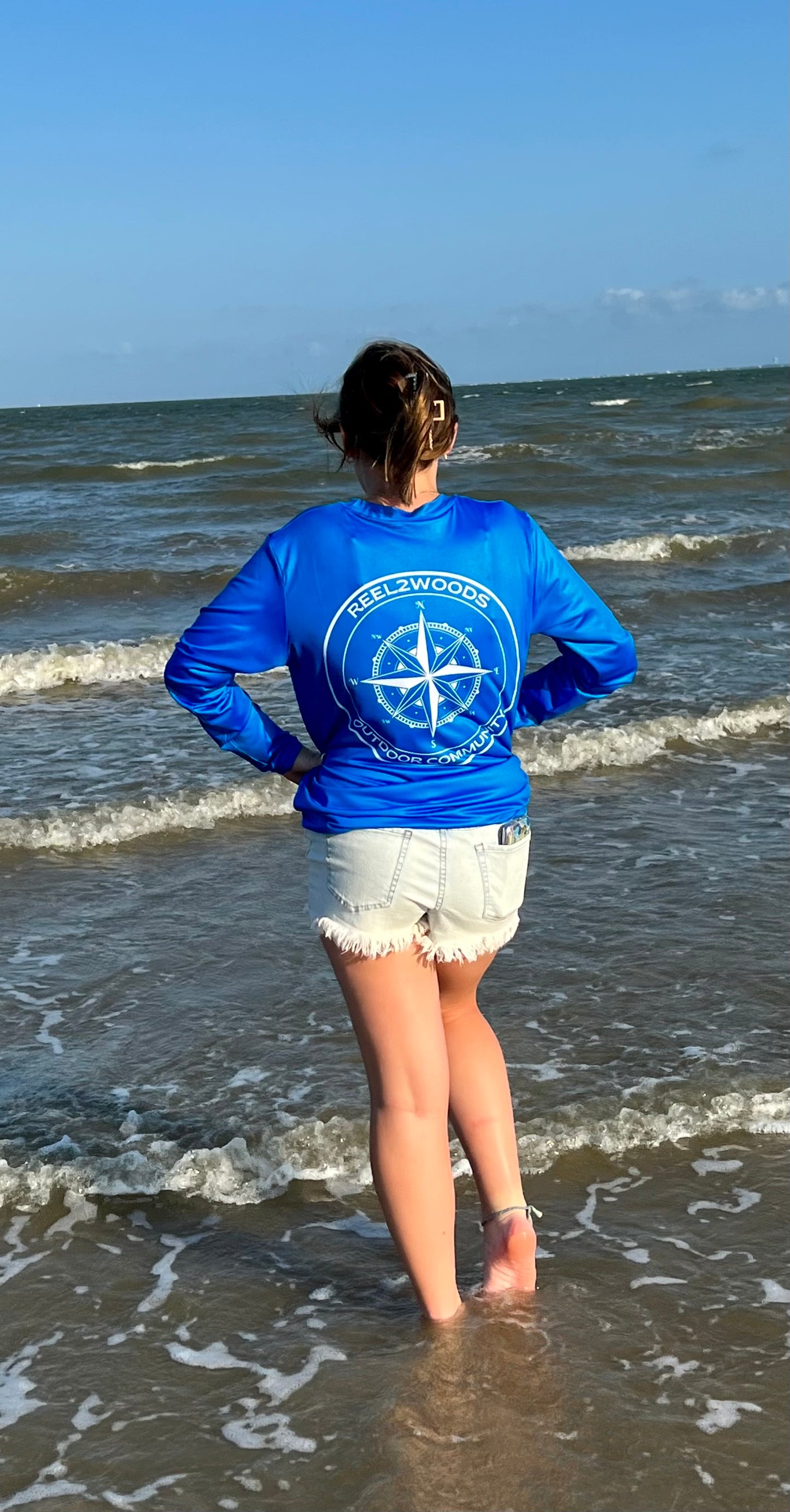 Adult "Right Direction" Blue Dri-Fit