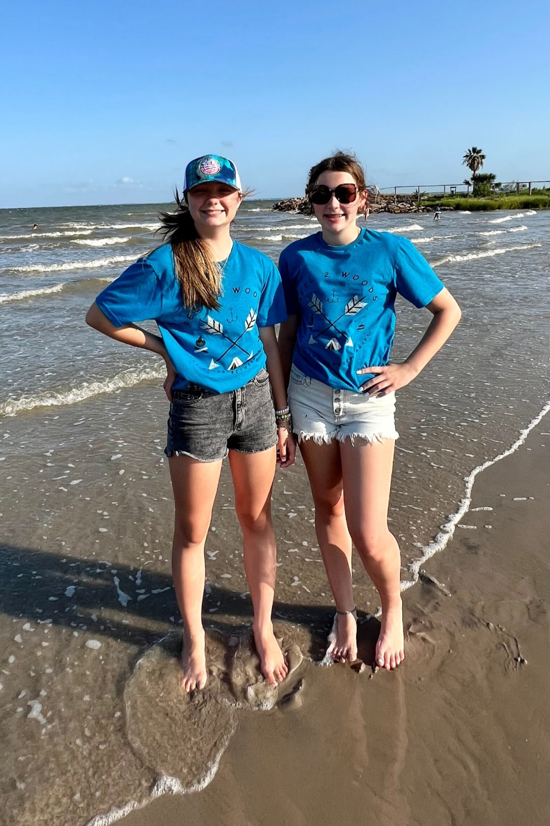 Adult "Take me Camping" Blue T-shirt