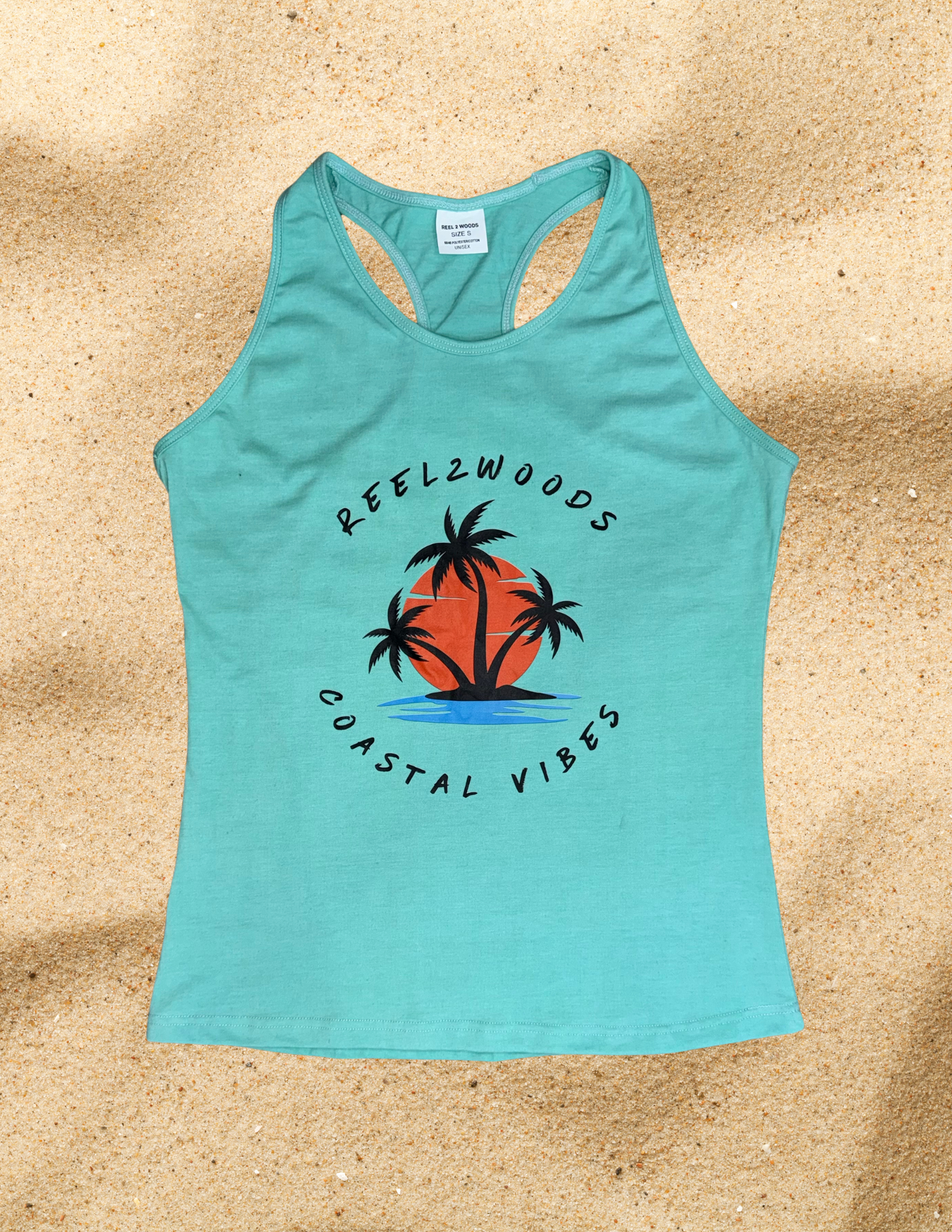 Women’s seafoam coastal vibes tank