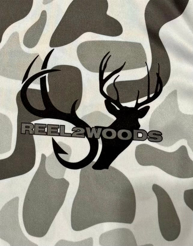 Youth Arctic Camo hooded Dri-fit shirt