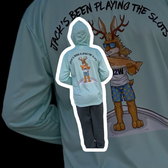 Youth “Playing the slots” Hooded Dri-Fit Shirt