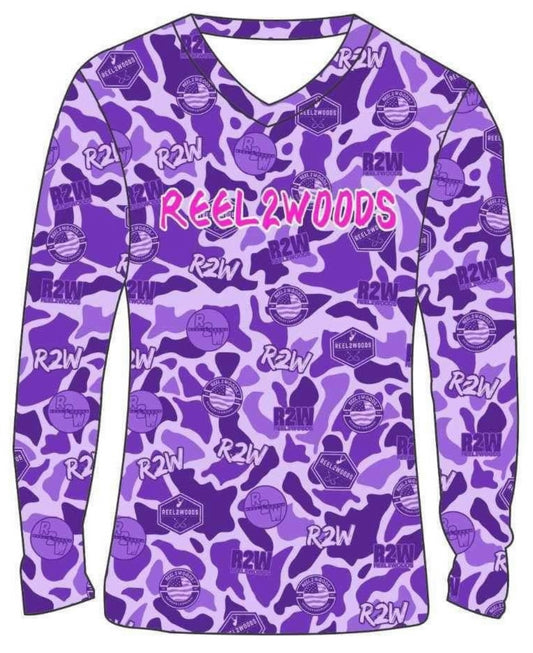 Women’s Purple Camo Dri-fit Shirt