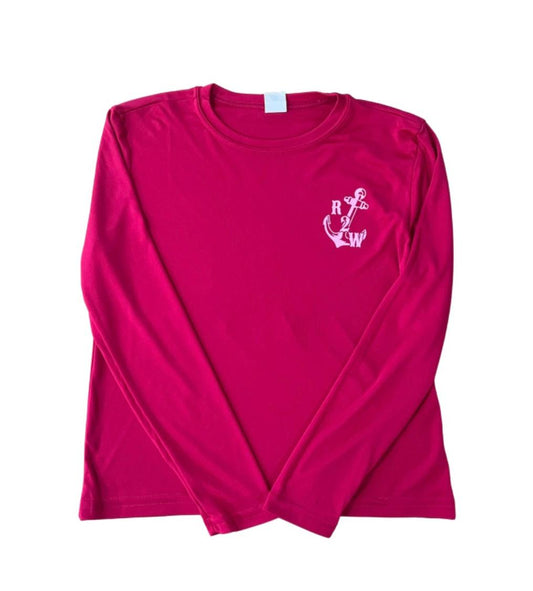 Youth Bright Pink "Stay While" Dri-fit Shirt